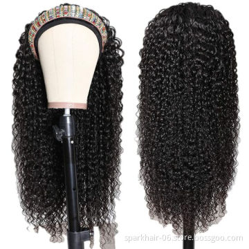top quality headband wigs brazillian headband wig wholesale china straight headband wig vendor